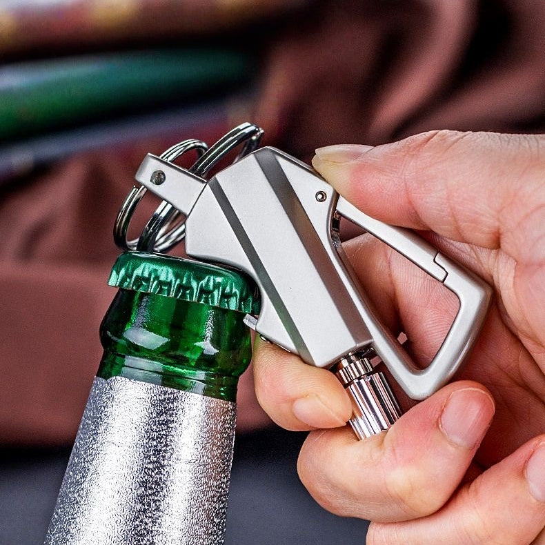 Multi Keychain with Lighter &Bottle Opener