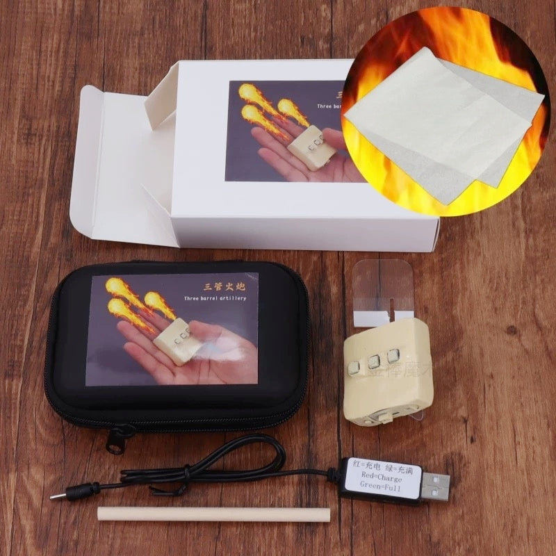 Triple-Barrel Fireball Launcher