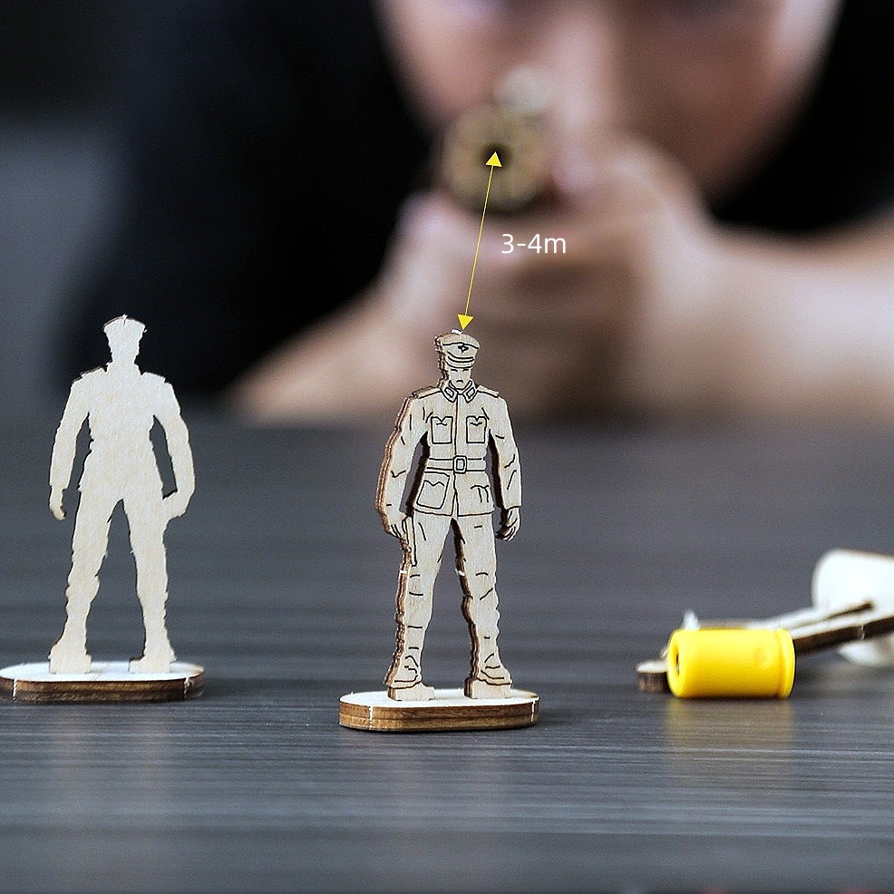 Wooden DIY Revolver Puzzle Kit