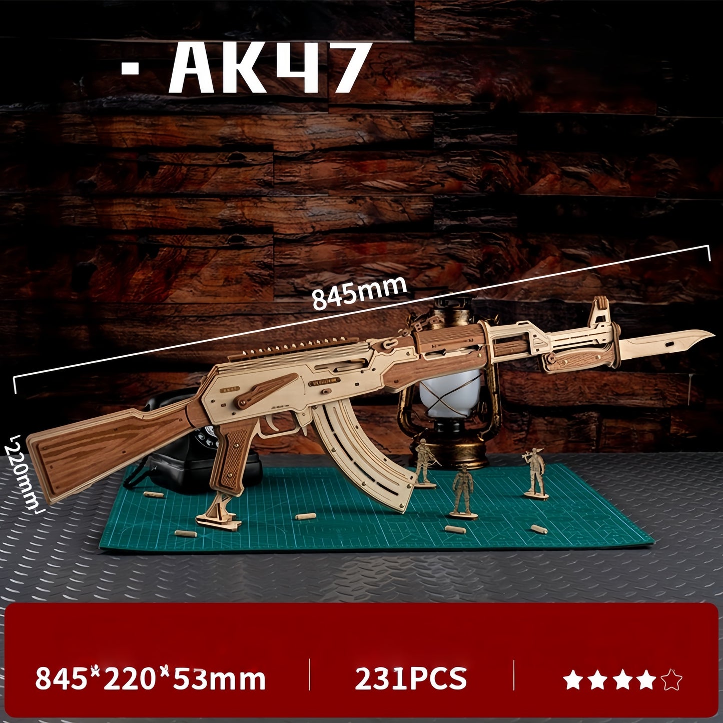AK47 Wooden Assault Model Kit