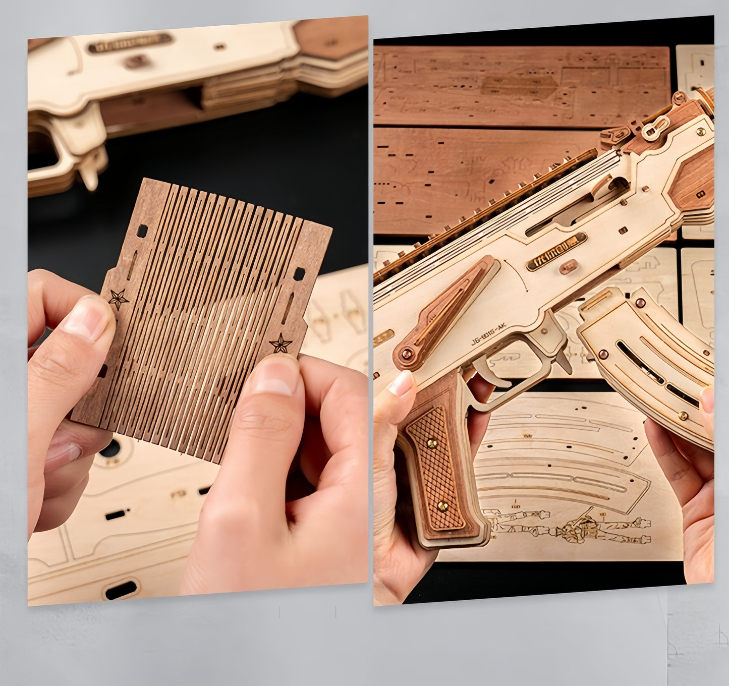 AK47 Wooden Assault Model Kit