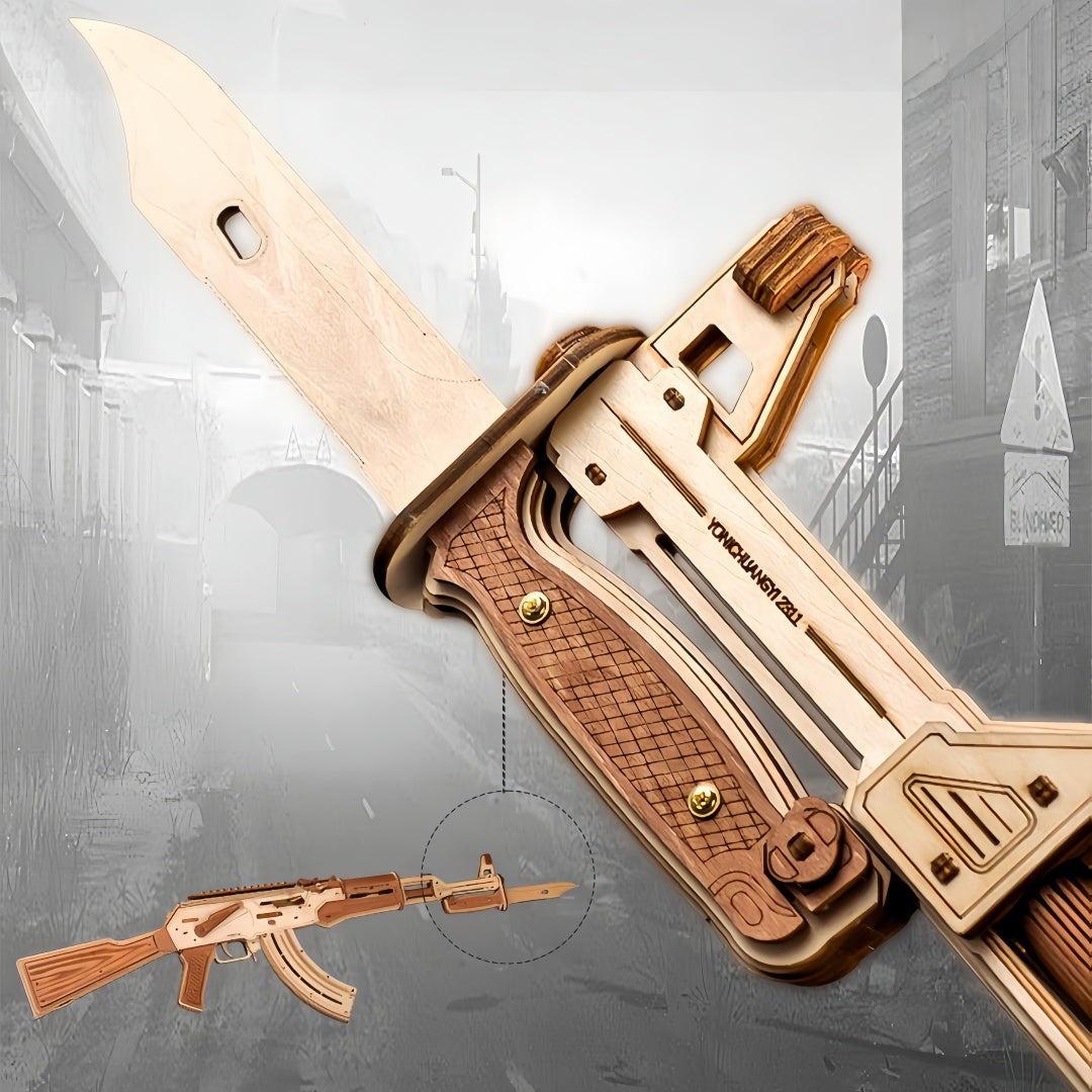 AK47 Wooden Assault Model Kit