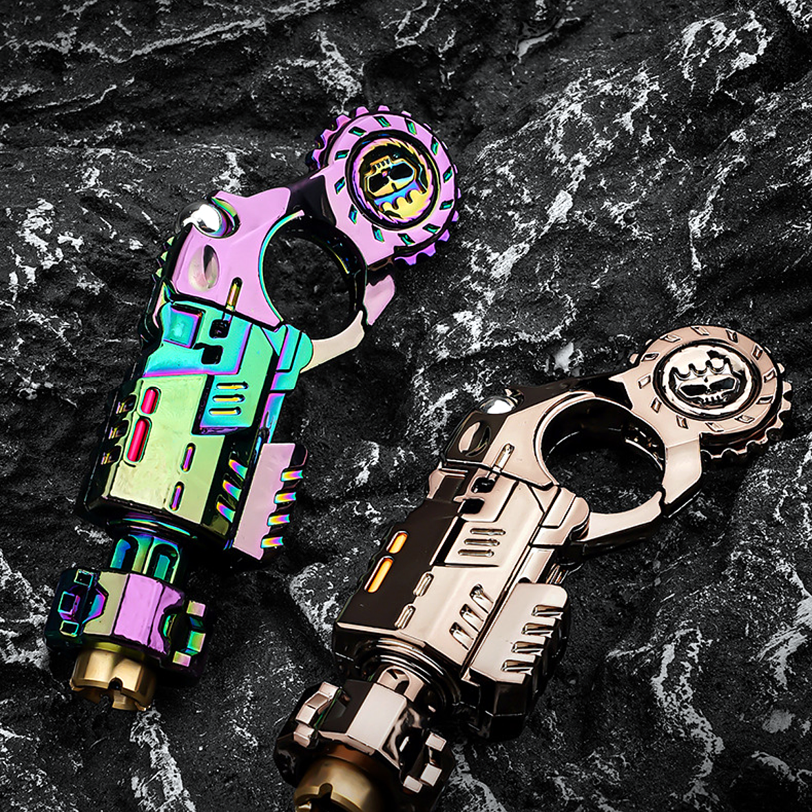 Fingertip Blaster Toy – Soft Bullet Launcher &Spinner