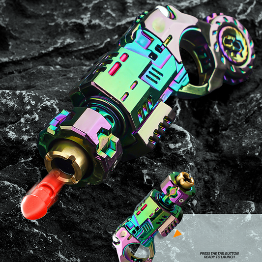 Fingertip Blaster Toy – Soft Bullet Launcher &Spinner
