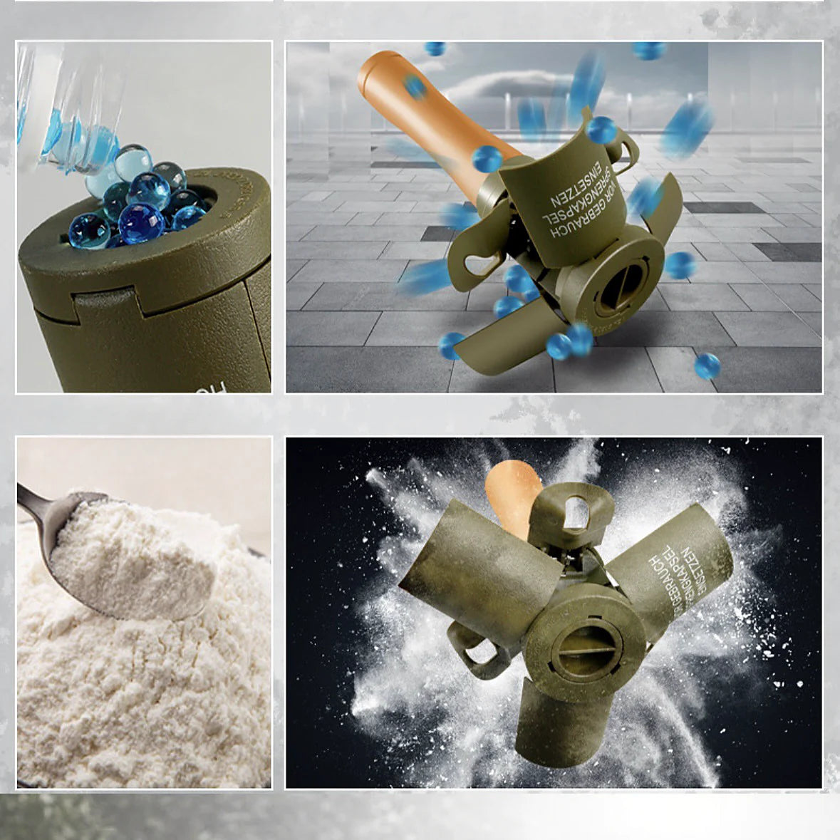 Simulation Game Props - M24/M26/M18/M82/M67/F1