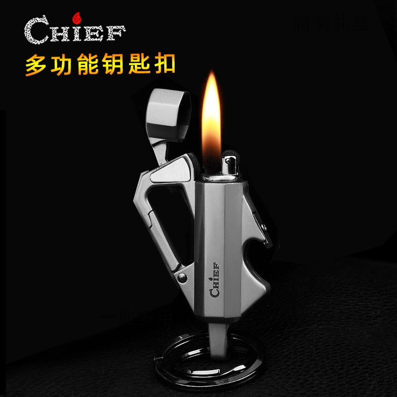 Multi Keychain with Lighter &Bottle Opener