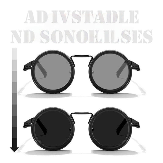 9-Level Adjustable Manual Dimming ND Sunglasses – HD Polarized Lenses for Fishing, Driving &amp; Outdoor | Custom Myopia Lenses Available