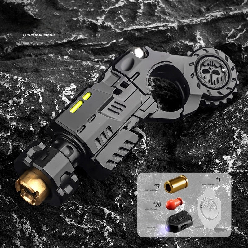Fingertip Blaster Toy – Soft Bullet Launcher &Spinner