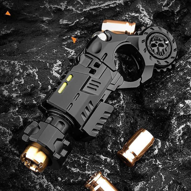 Fingertip Blaster Toy – Soft Bullet Launcher &Spinner