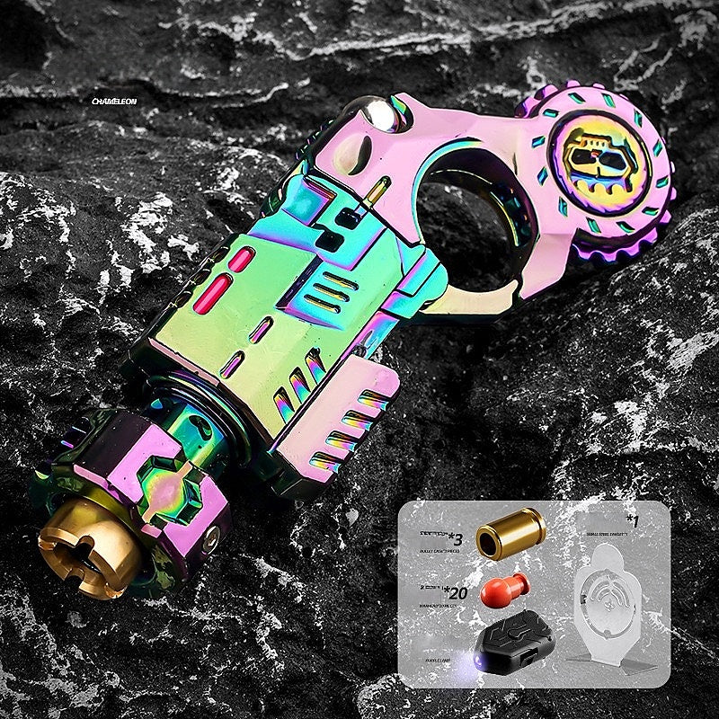 Fingertip Blaster Toy – Soft Bullet Launcher &Spinner