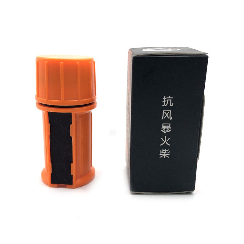 Waterproof & Windproof Survival Matches – 20 Sticks with Waterproof Case | Emergency Fire Starter for Camping, Hiking &amp; Survival Kits