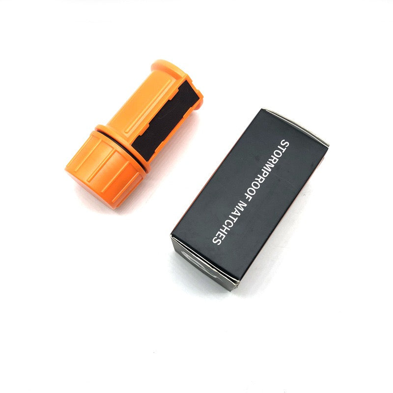 Waterproof & Windproof Survival Matches – 20 Sticks with Waterproof Case | Emergency Fire Starter for Camping, Hiking &amp; Survival Kits