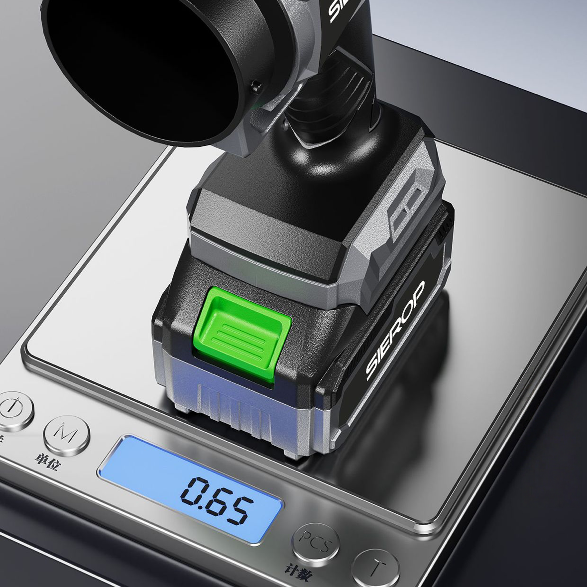 Cordless Turbine Leaf Blower - 21V 1200G High-Thrust Blower for Yard/Garage Cleaning