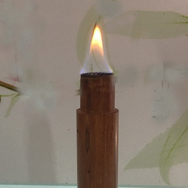 Traditional Ancient Fire Tinder Tube - Handmade Real Flame for Survival & Outdoor