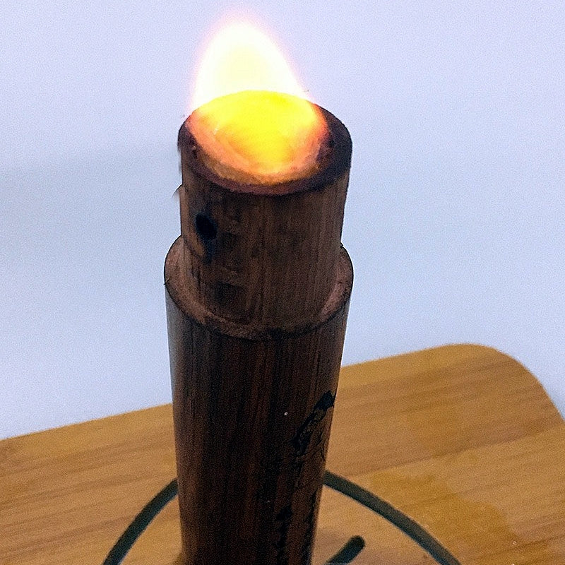 Traditional Ancient Fire Tinder Tube - Handmade Real Flame for Survival & Outdoor