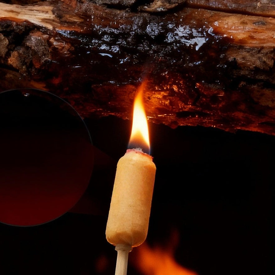 Flame Lighter Stick - Outdoor Fire Starter for Camping & Grilling、Survival